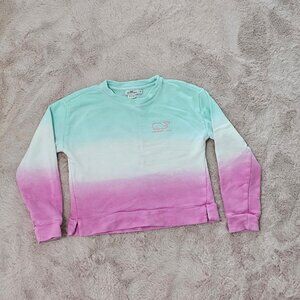 Vineyard Vines Girls Sweatshirt – Size M – Pink, White & Teal